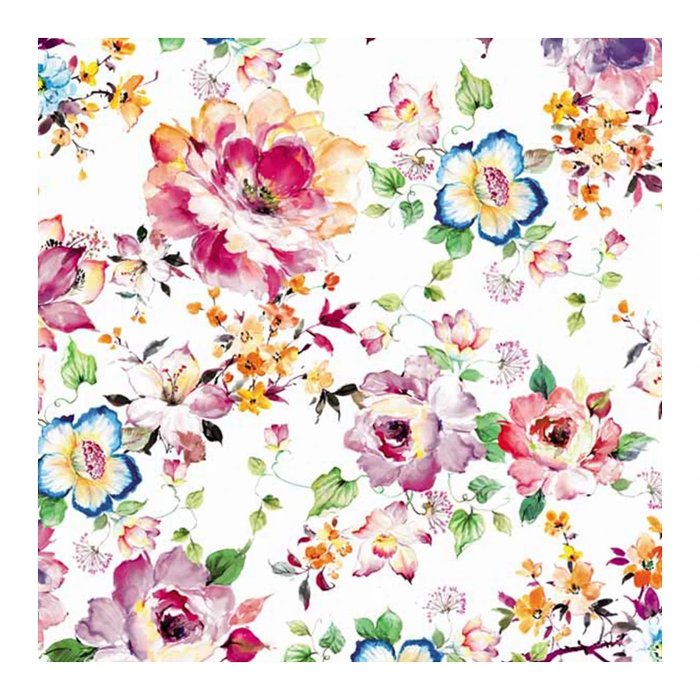 polyester soft moss crepe custom digital supplier circle pattern design printing for lady women t shirt wedding dress fabric