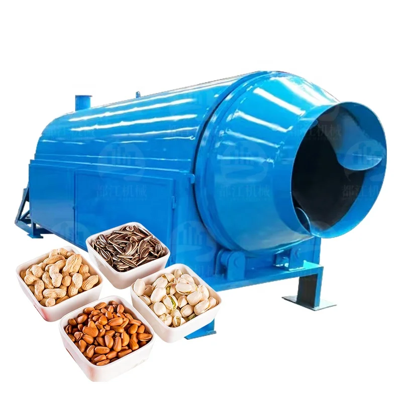 Electric heating dryer model 1000 drum type grain rotary dryer for agriculture silica sand dryer