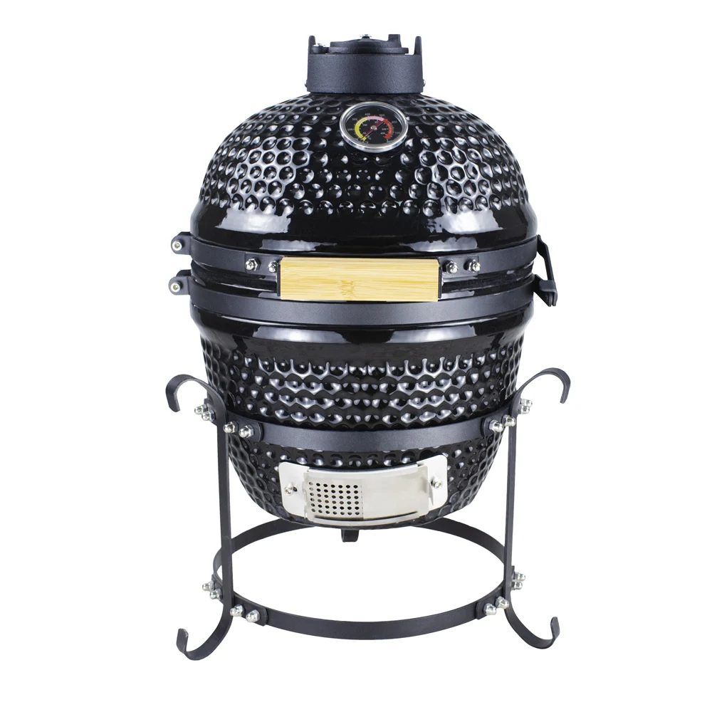 13-дюймовый барбекю керамический гриль на углях камадо с подставкой из нержавеющей стали