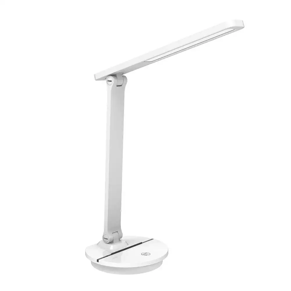 2022 Best Portable  Eye-caring LED Table Lamp With USB Charging Port Dimmer Touch Switch Control Double Folding Desk Light