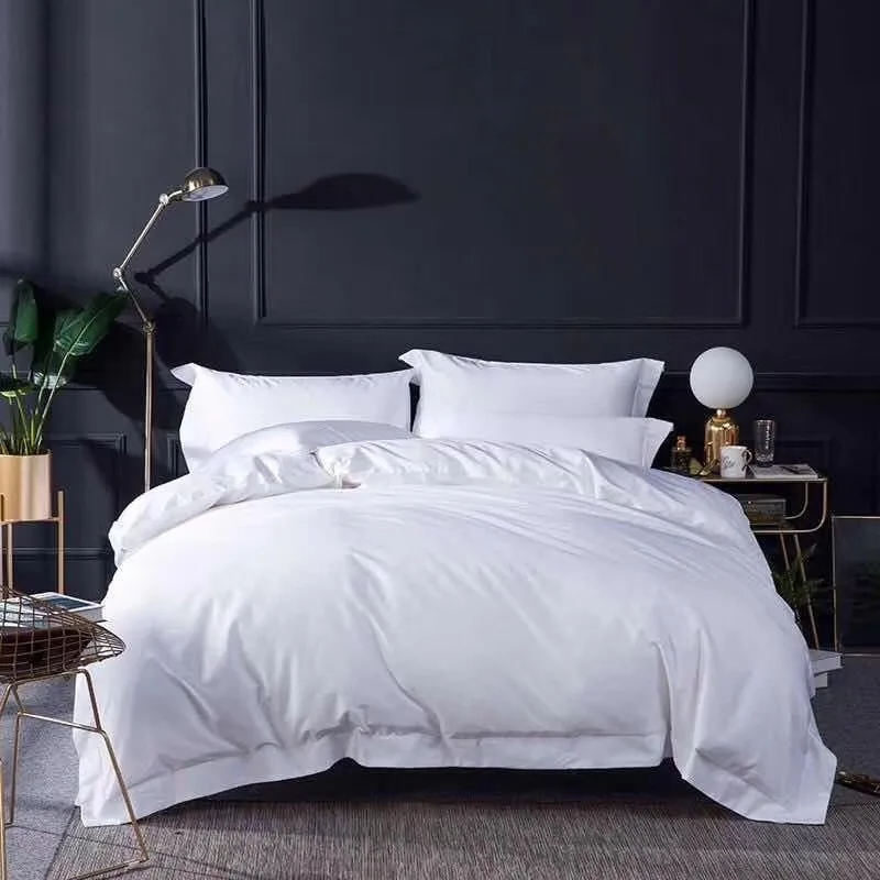 Luxury Bedding Set Cotton Duvet Cover 300tc Sateen Bed Sheet Covet 100% Bedsheet