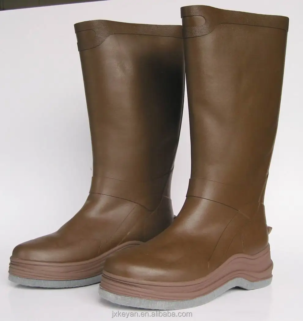 RB254 ANTI-SLIPPERY RUBBER KNEE BOOTS for HUNTING FISHING