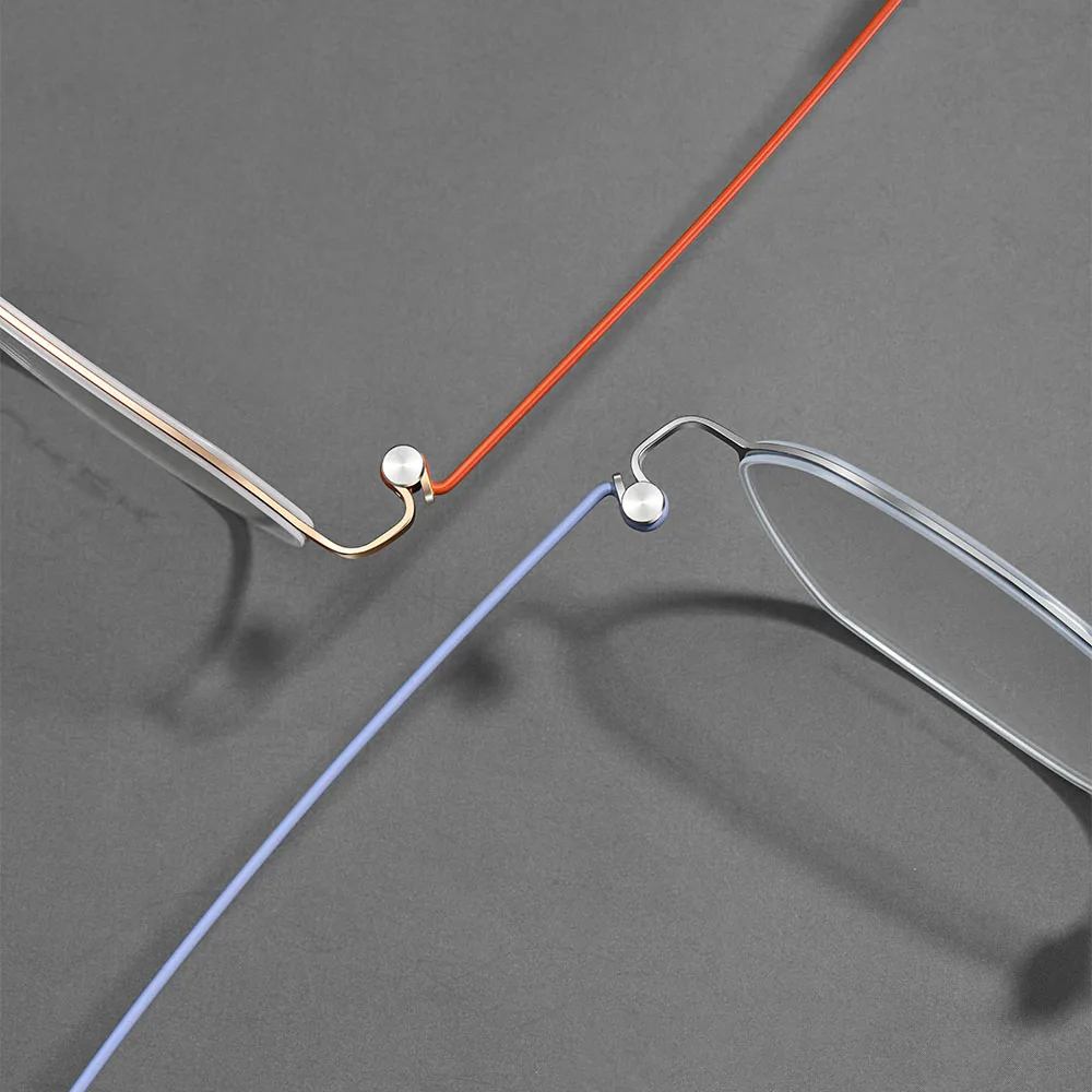 High Quality Eye Glass Thin Classic Gold Vogue Women Eyeglasses Eyewear Reading Ladies Glasses Titanium Frame Optical