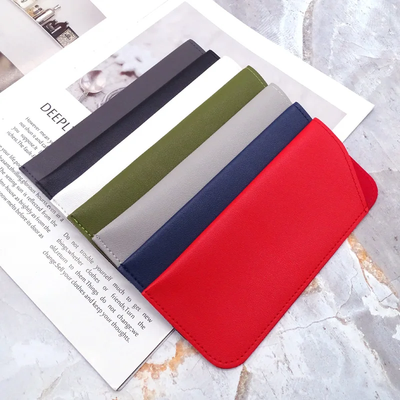 Wholesale Leather Glasses Case PVC Leather Folding Sunglasses Packaging Boxes