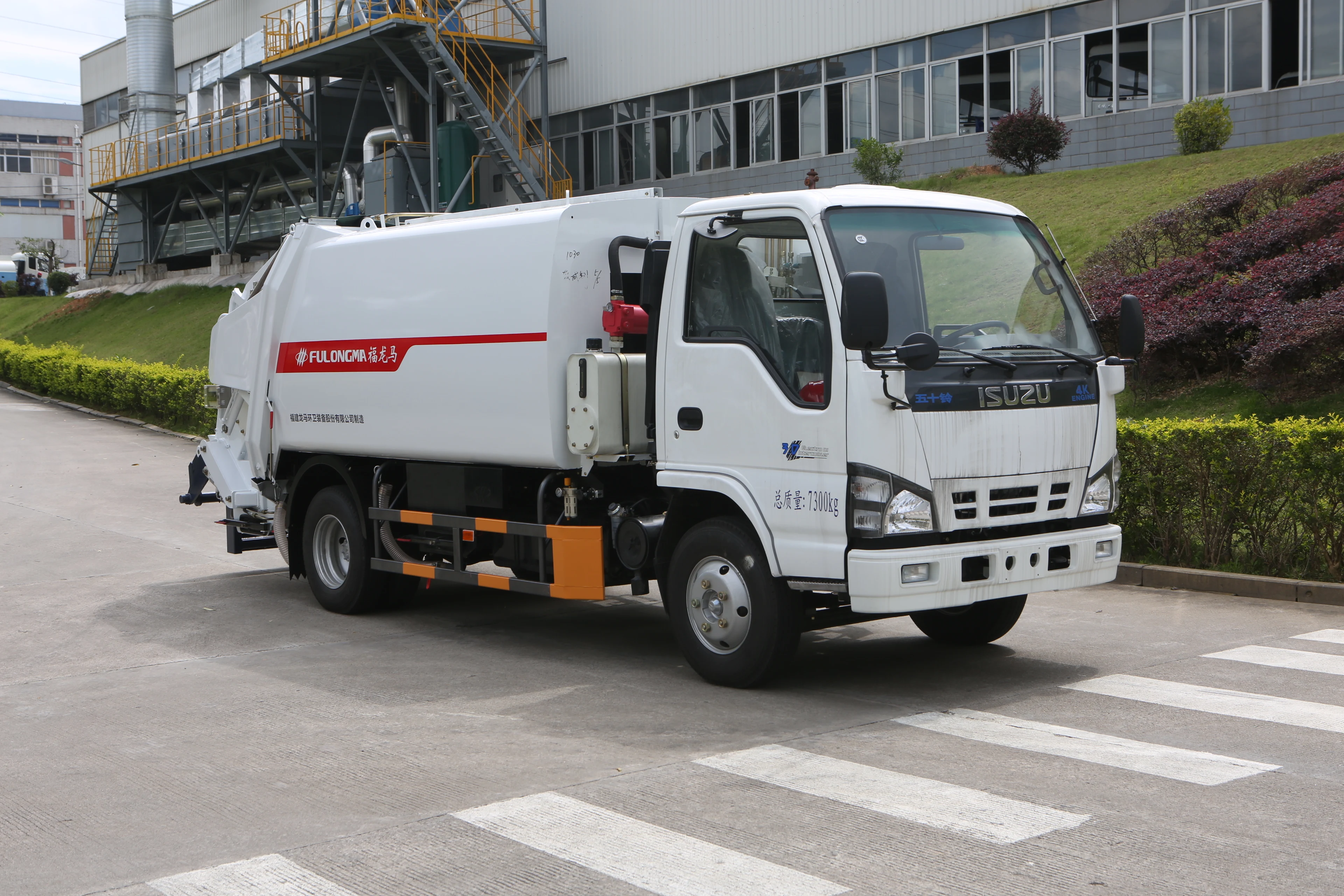 FULONGMA Garbage Collection Compactor Truck 4*2 Waste Compactor Trucks
