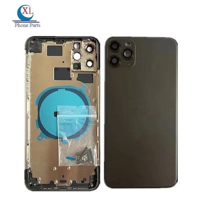 Задняя крышка корпуса OEM для iphone 11 Pro Max, Задняя стеклянная крышка батарейного отсека, задняя крышка корпуса, запасные части для iPhone 11 Pro