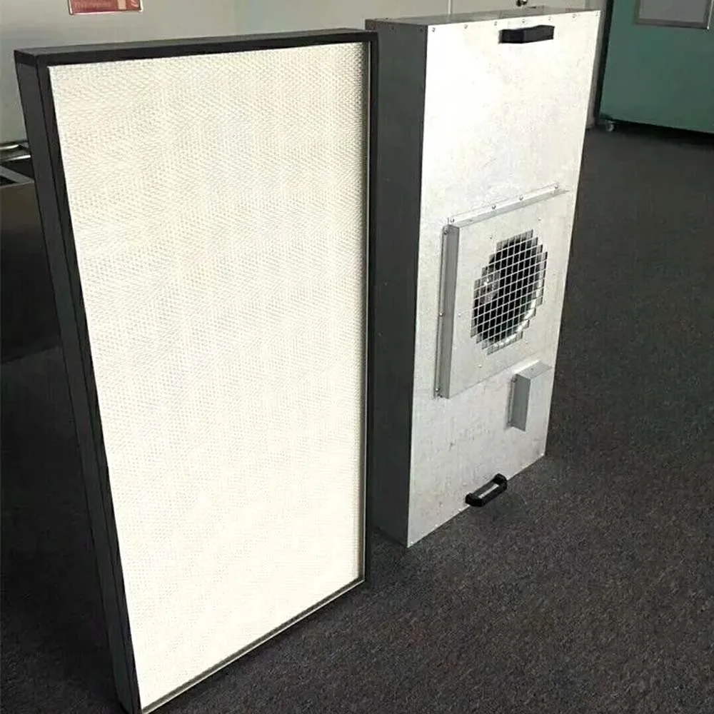 Stainless Stain Air Hepa Filter Low Noise High Volume FFU With H14 for Industrial Ceiling