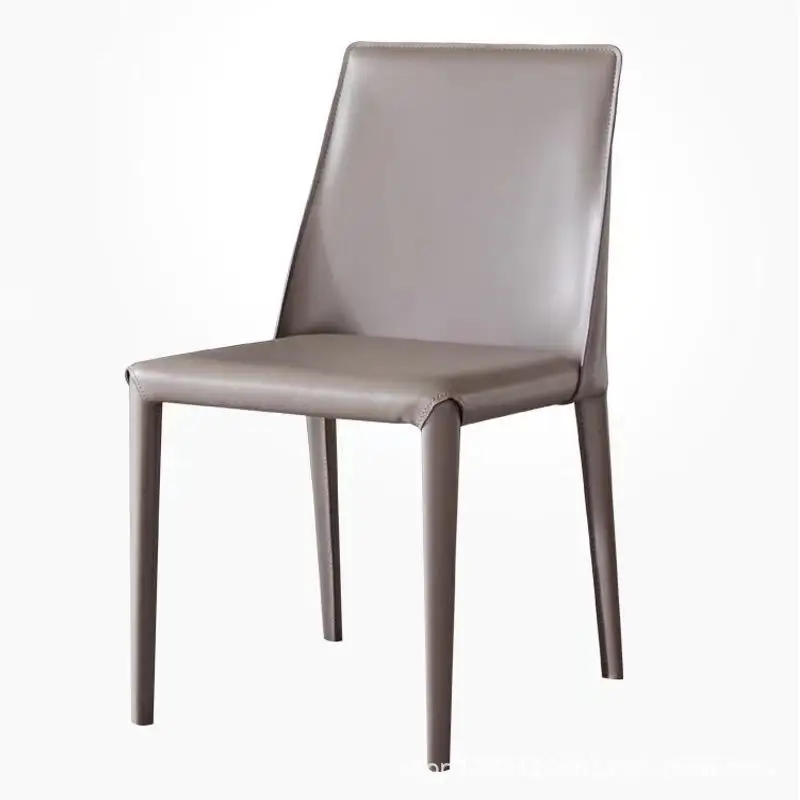 
Leather, modern and simple, hotel catering, home furnishing, dining chair 