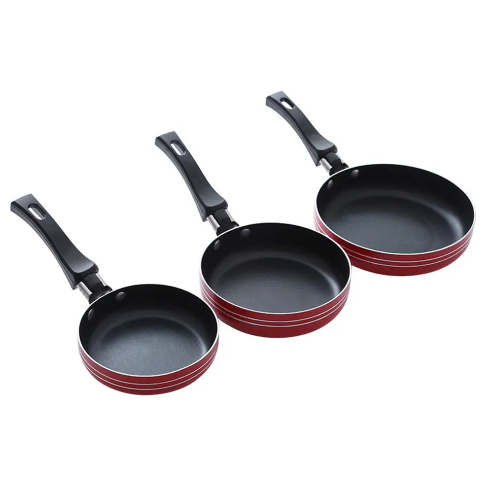 New Mini Cooking Pan Non-Stick Frying Pan Portable Breakfast with Handle Suitable for Frying Eggs Making Breakfast Beef Cookware