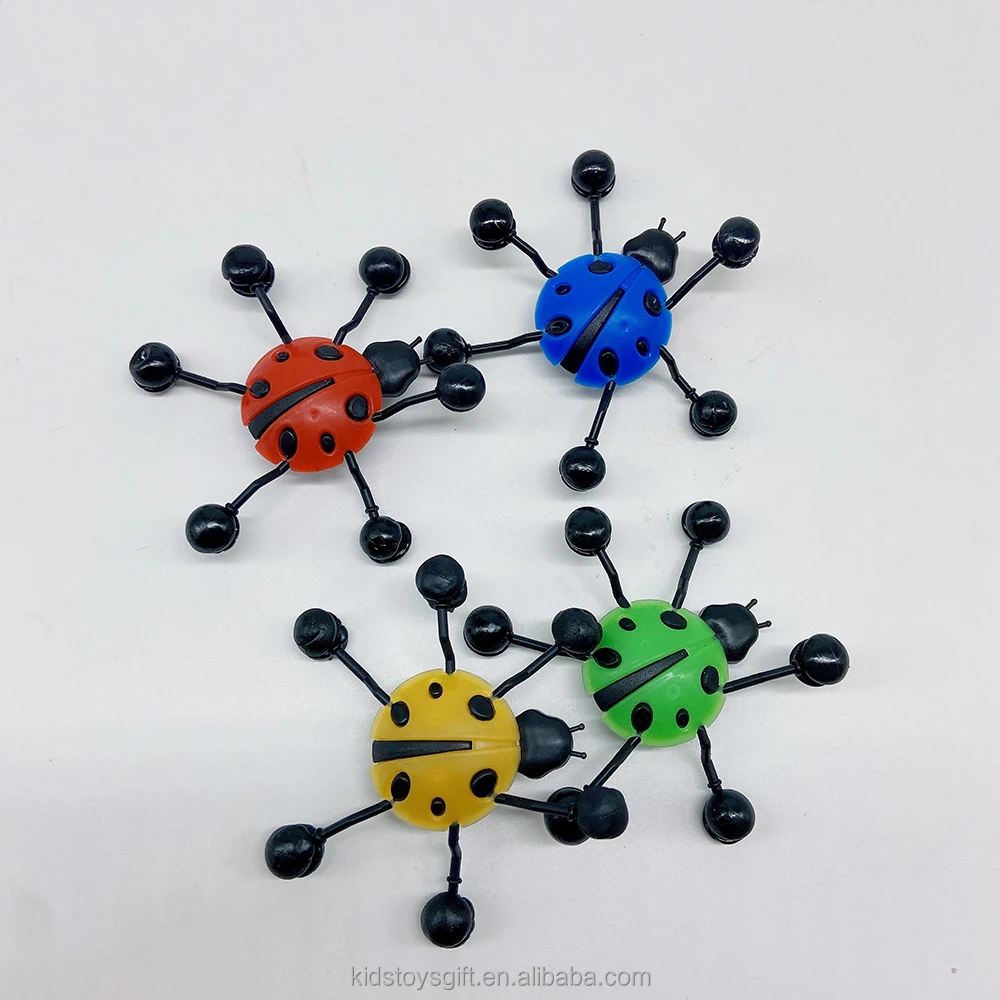 Wholesale Educational Plastic Sticky Wall Climbers Stretchy Bug Toys Window Crawler Toys Creative Fidget Toys Kids Parties Favor