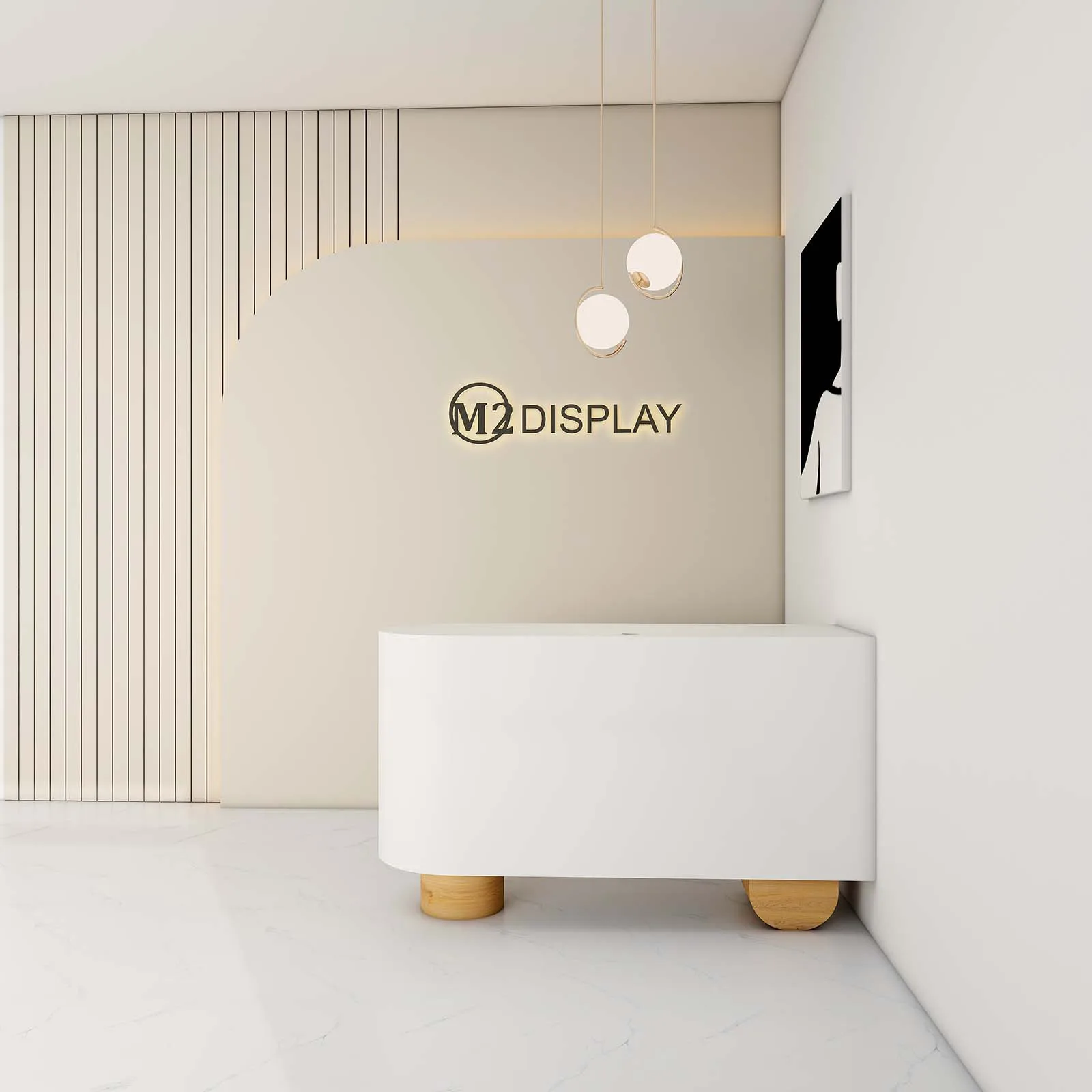 USA CA UK AU GER Local Stock Modern High-end Simple Cafe Shop Reception Cashier Counter Table Desk Design