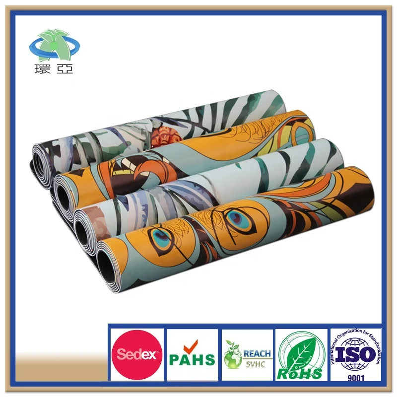 Private Label Pink Blue Grey And Black Natural Rubber Pu Yoga Mat With Alignment Body Lines Super Grip And Non-slip