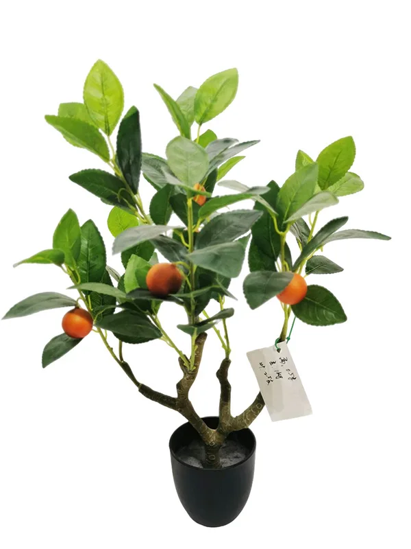 Best Price New Design Artificial Lemon Fruit Tree home Decorative orange Tree For Indoor Outdoor