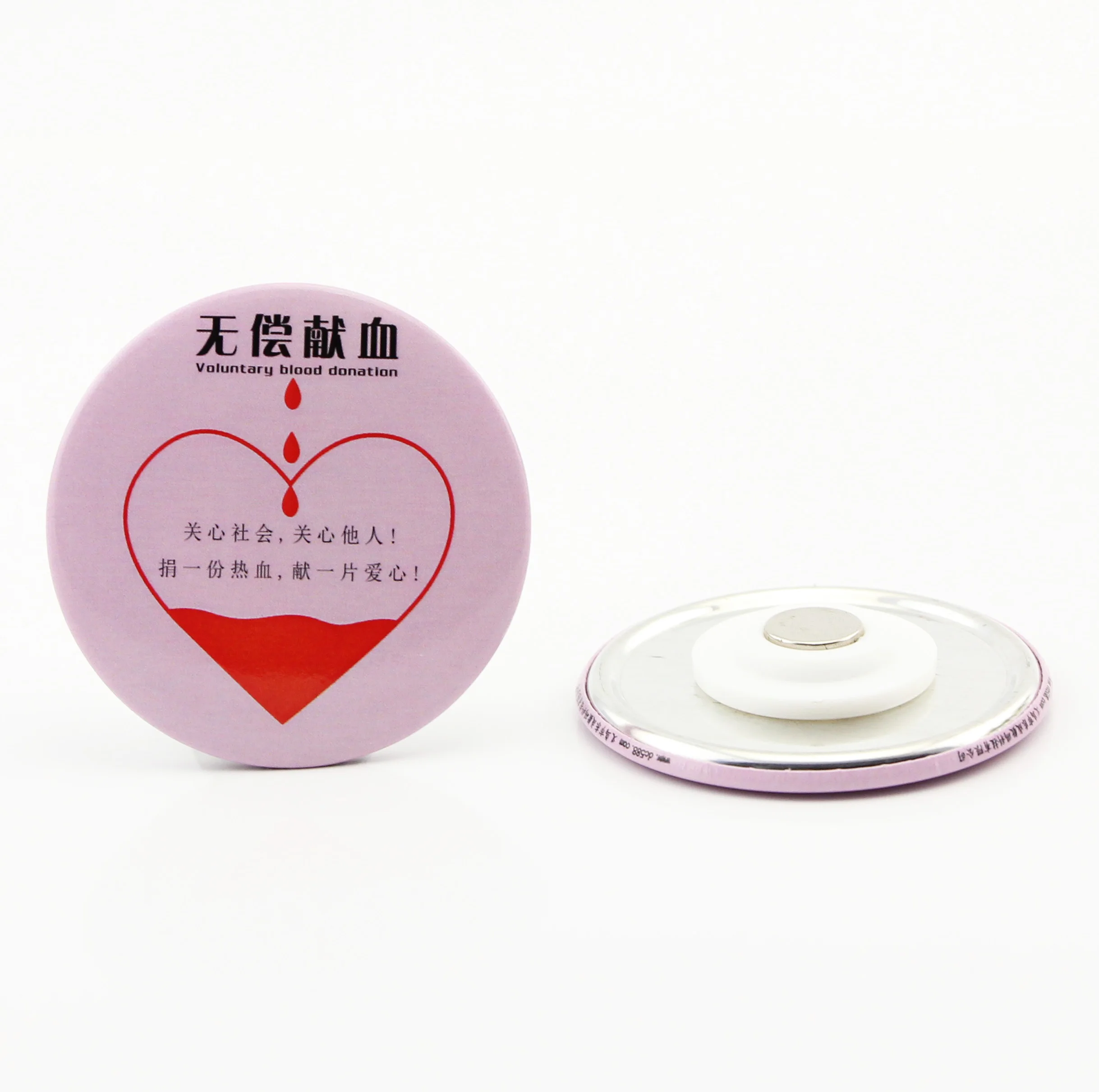 Hot sale round diameter 44mm size ferrite magnet button Whiteboard Magnets Button - Plastic covered with magnetic base