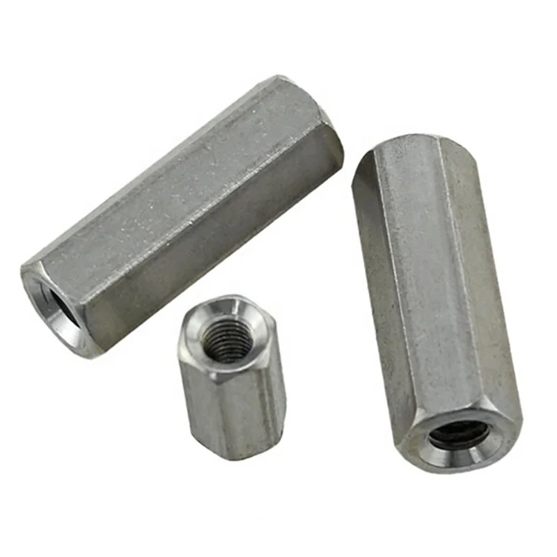 Carbon Steel Zinc Plated Coupler Nut Expansion Hex Long Nut