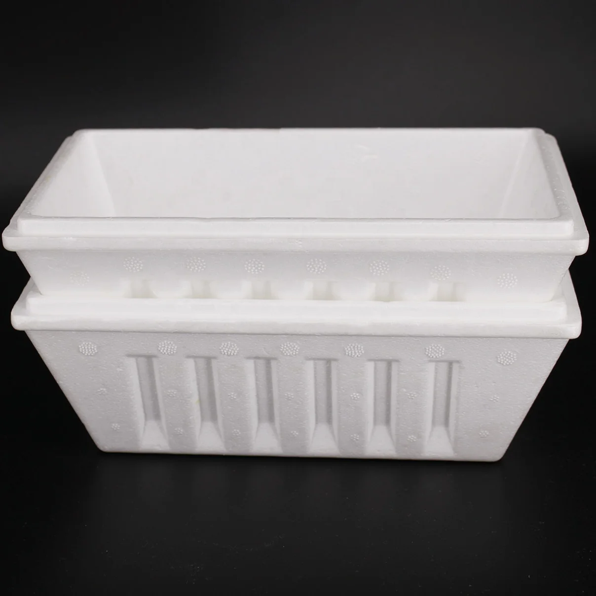 Холодная изоляция небольшой полистироловый контейнер для мороженого из пенополистирола