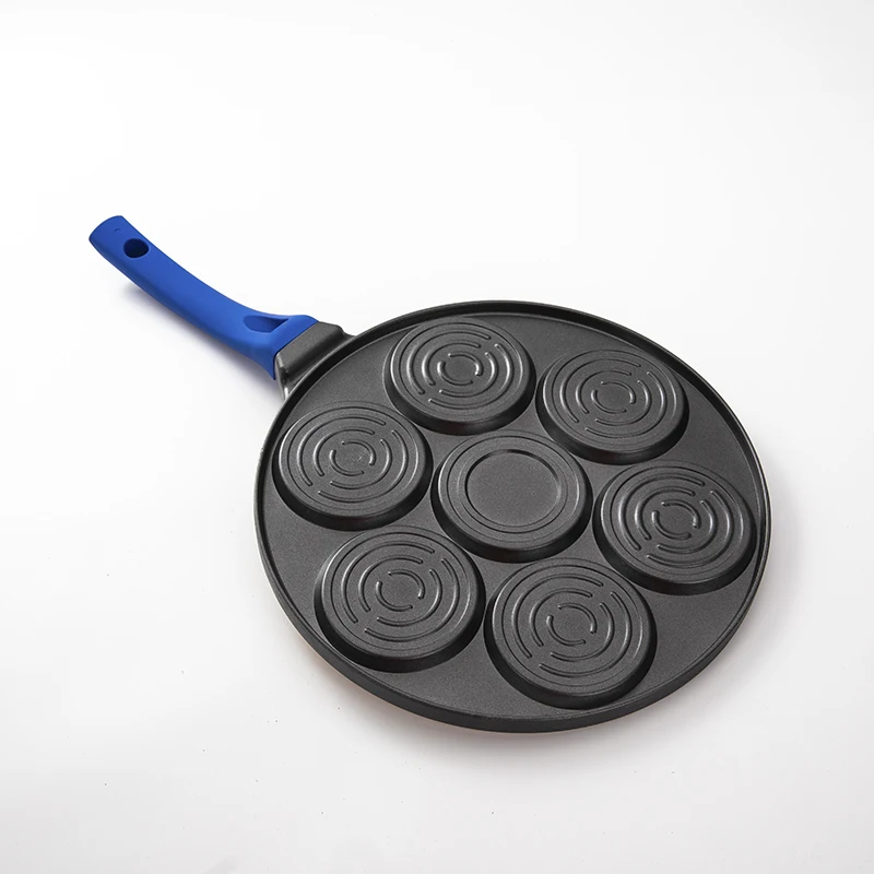 Новый креативный дизайн, антипригарная глубокая сковорода для приготовления яиц, для кухни, сковорода для приготовления пирожных