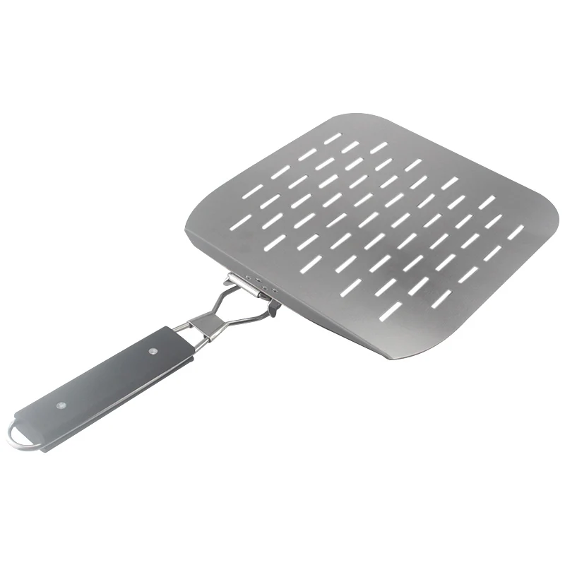 Hot Sell Pizza Tools Folding Handle Pizza Spatula Plate Premium Aluminum Pizza Peel