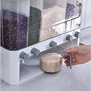 Food Storage Box 2021 top Plastic cereal Dispenser Storage Box Kitchen Food Grain Rice Container