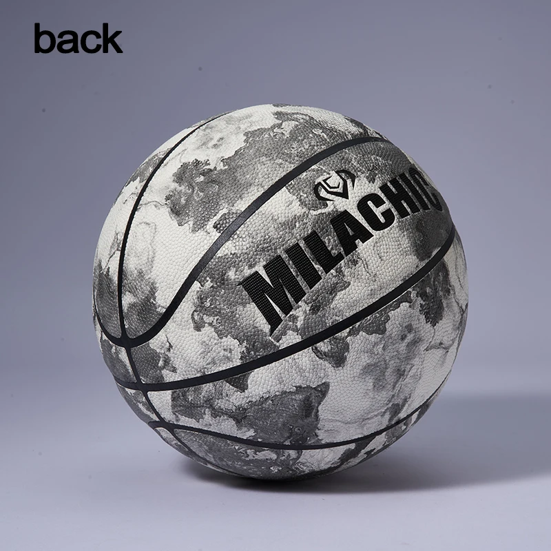 milachic Customizable High Quality Standard Basketball Official Size 7 Nightlight Technology Basketball Sales