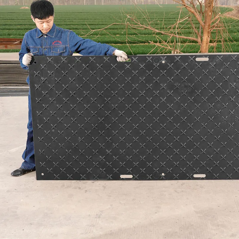 Прочный строительный временный Дорожный Коврик для защиты от земли