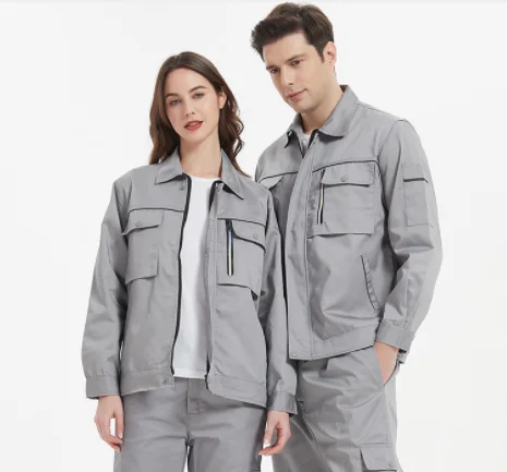 New models reflective stripes safety uniform stand-up collar lapel suit double-layer polyester-cotton thickened workwear