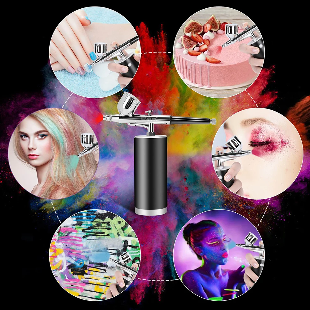 LinhaivetA cordless air brush airbrush kit handheld tattoo compressor set