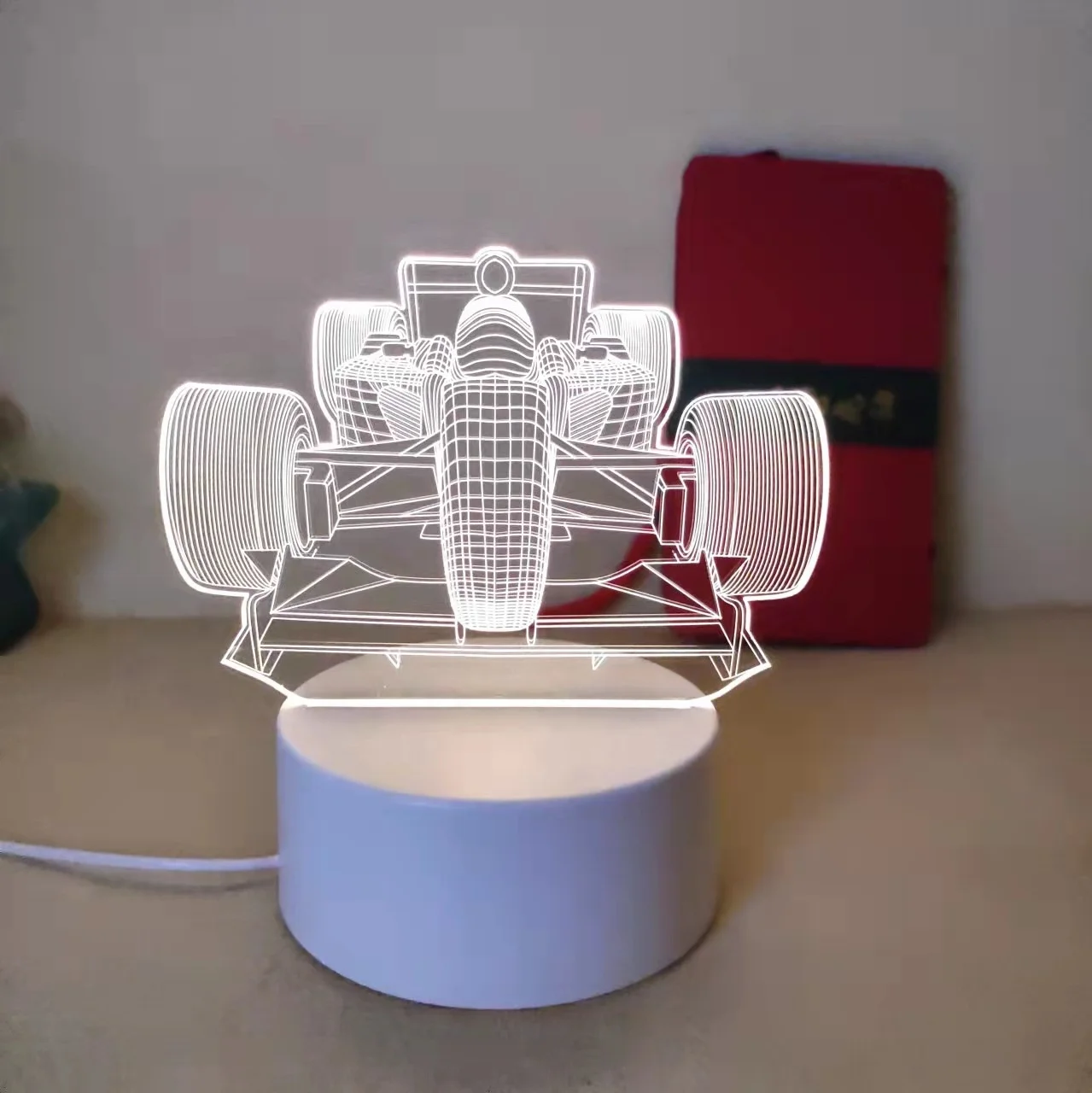 New Led Creative Gift 3d Night Light Electronic Product Table Lamp Acrylic Usb Night Light