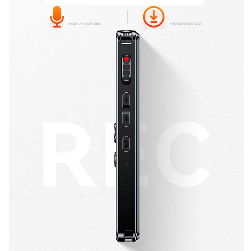 V62 32GB Professional Sound Recorder MP3 Hearing Aid Function Portable Digital Voice Recorder for Meeting HD Recording