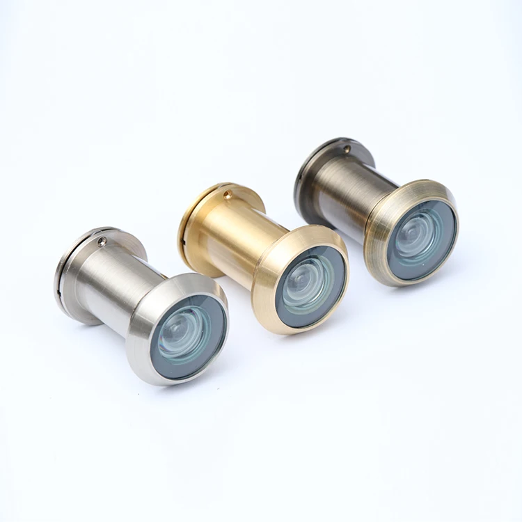 Best 200 Degree Custom Smart Reverse Digital Wide Angle Entry Brass Peephole Door Viewer With Cover