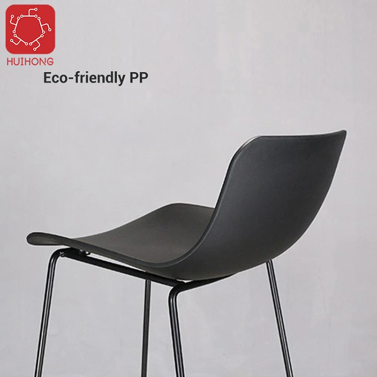 Huihong ODM sillas comedor 46*48*88cm white cheap modern counter stools iron chair bar stools with back