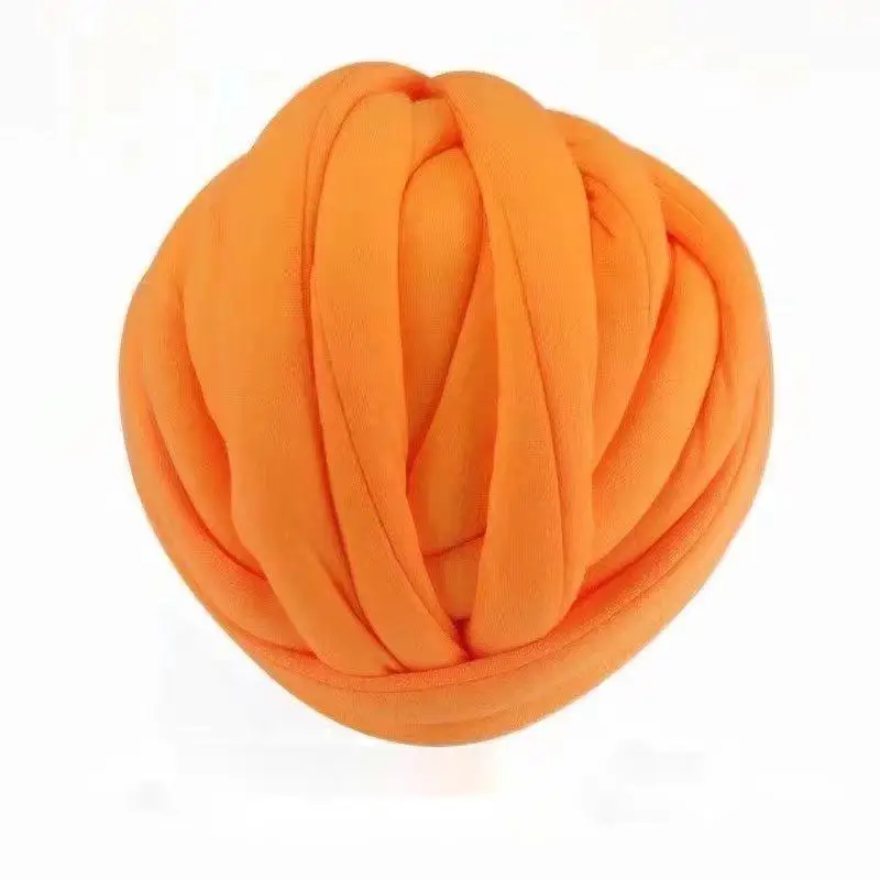 NEW Anti-pilling Washable Super Jumbo Fancy Yarn Stuffed Microfiber Braid Giant Chunky Knit Vegan Tube Yarn