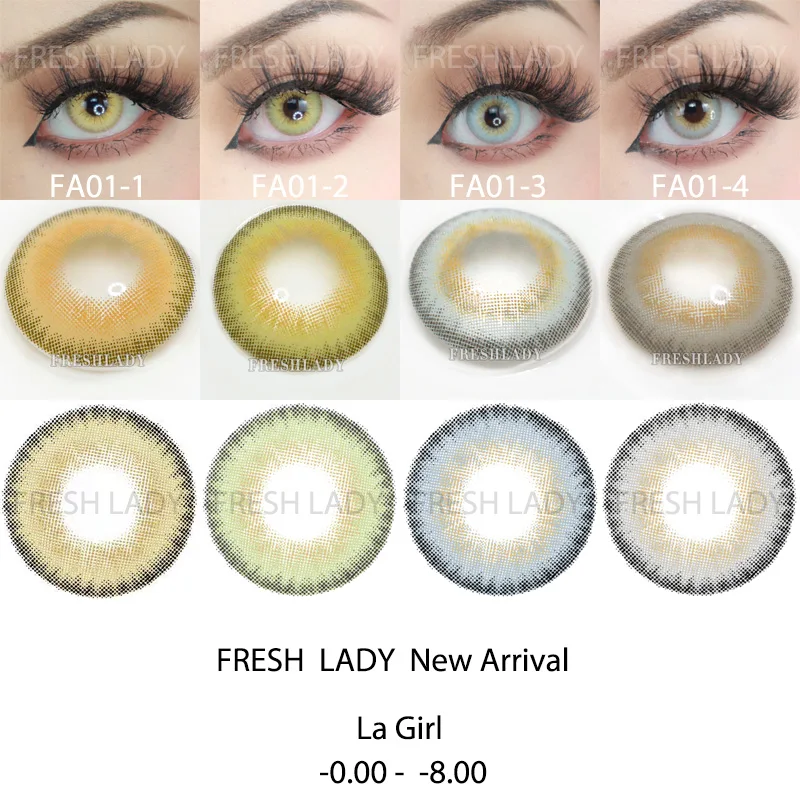Linagguo Fresh Lady love story series Oxytocin wholesale cosmetic coloured contact lenses
