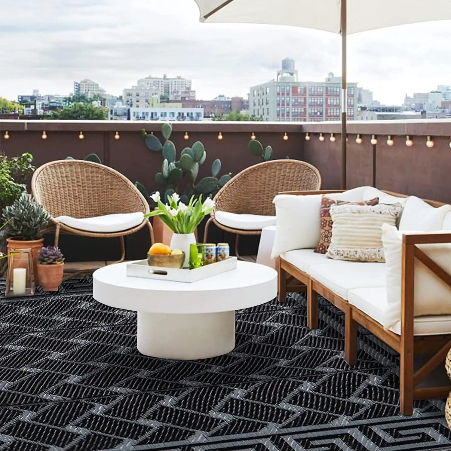 New Style woven multipurpose mats picnic pp mats synthetic flooring rugs