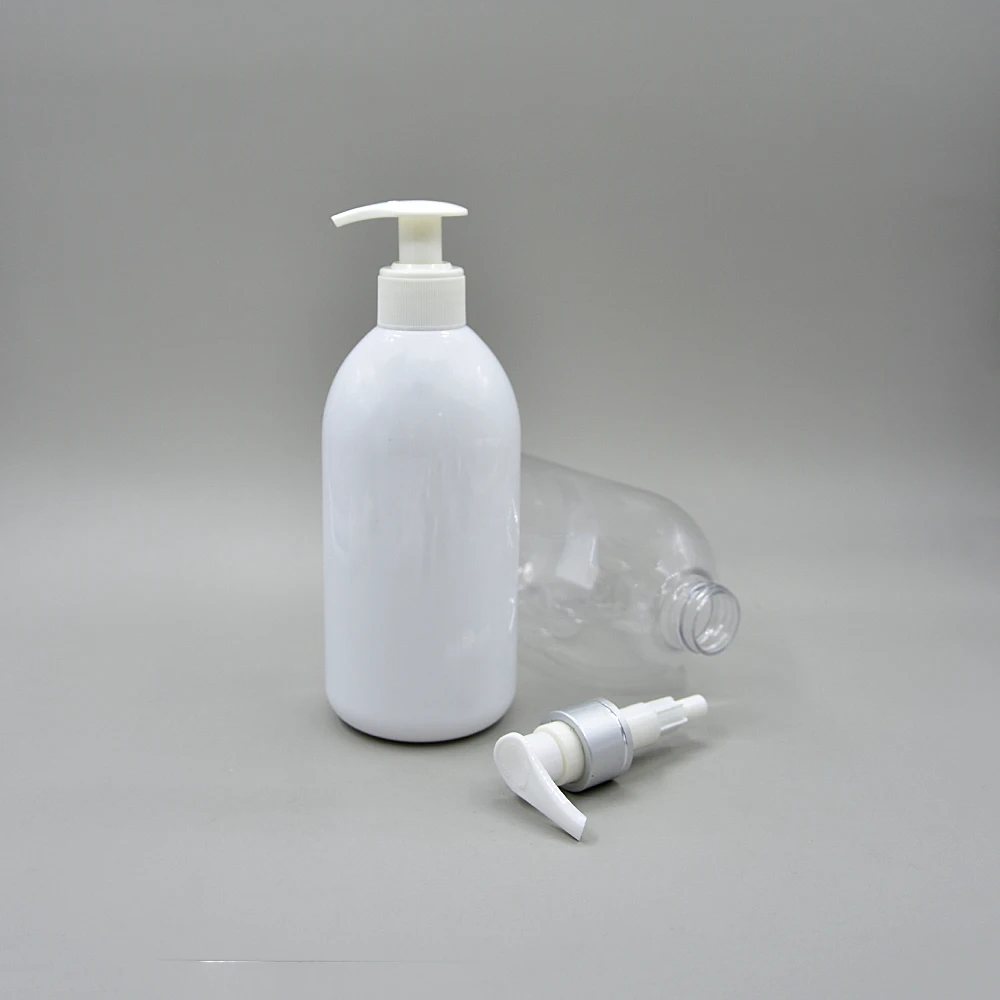 Private label 300ml 500ml white Plastic Bottle Personal Care Products travel Size Body Wash Container lotion shampoo bottle