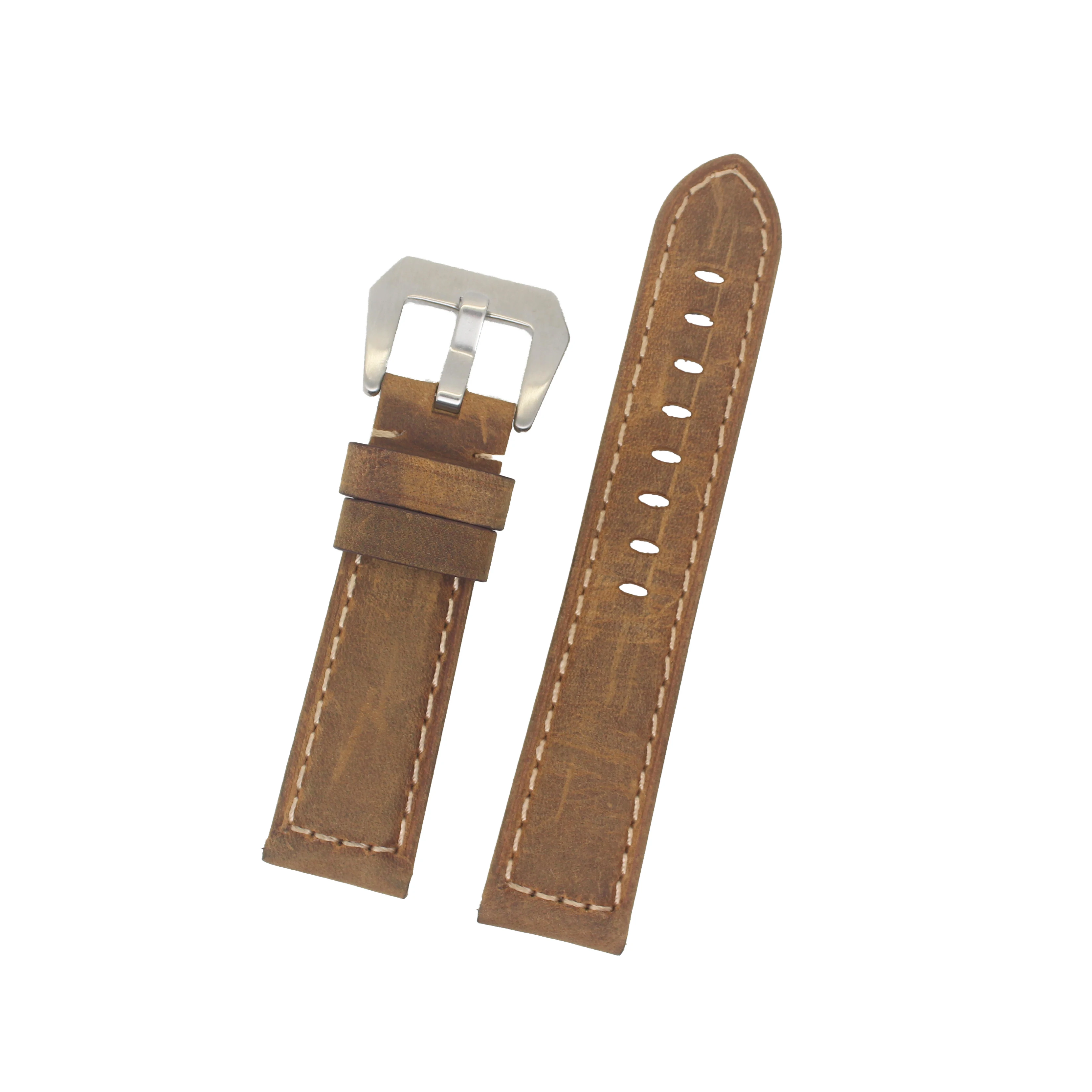 
Superior Qualified frosted watch with changeable genuine leather watch strap 