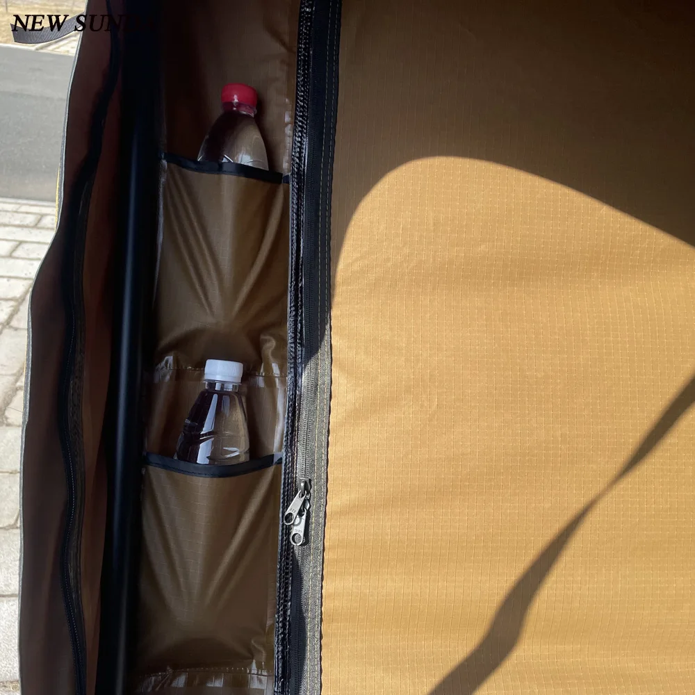 Suitable for Photography Scouting Concealed Aluminum Triangle Hard Shell Rooftop Tent