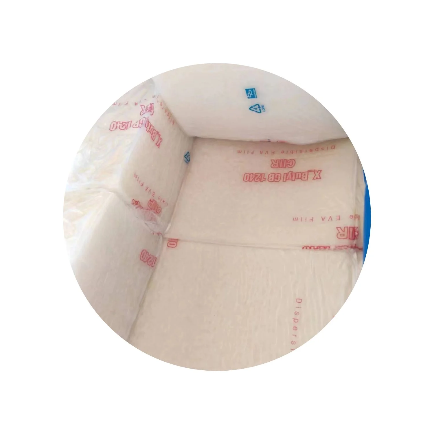 Manufacture custom 100% natural rubber or EDPM rubber raw material Chlorinated isobuene-isoprene rubber 1024