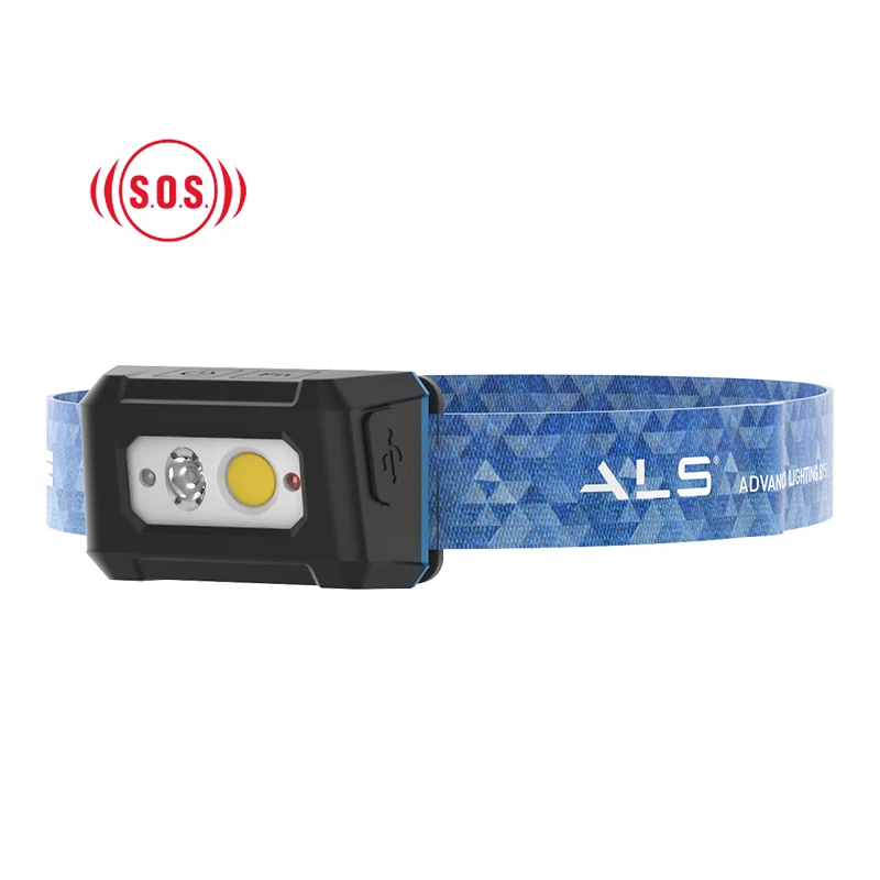 ALS M-lite Hot 200lm Rechargeable Portanble Waterproof Emergency LED Headlamp Headlight Head Light