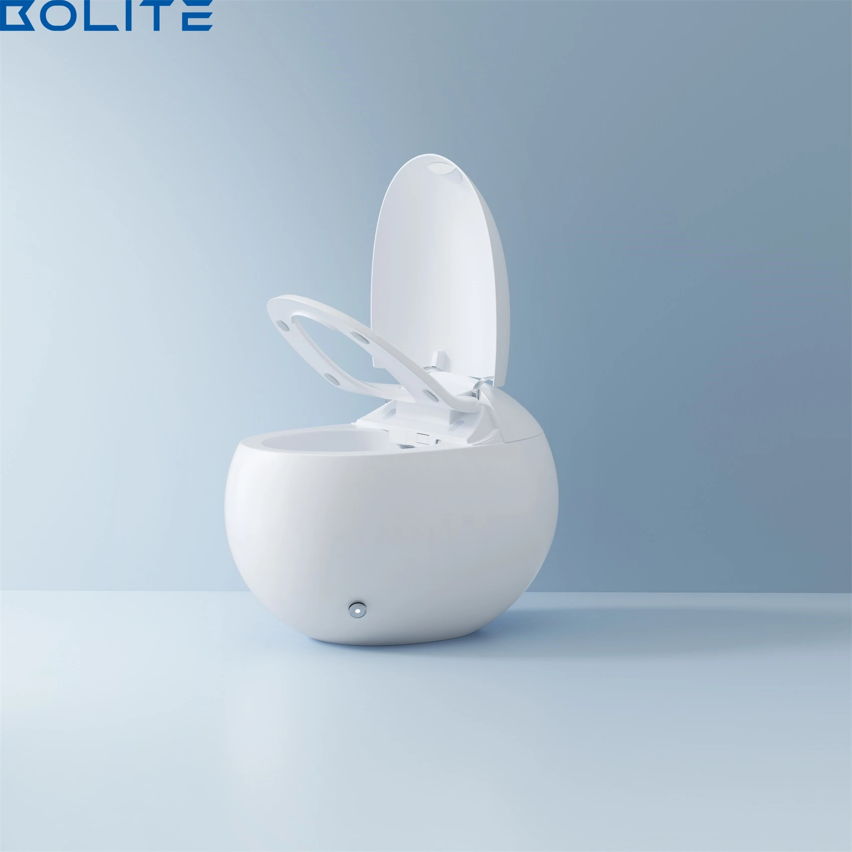 High quality electric with water tank automatic auto cleaning one piece egg shape smart intelligent toilet