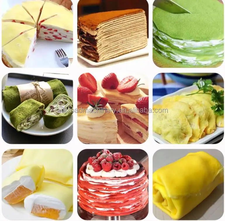 Hot Sale egg crepe cake skin making machine