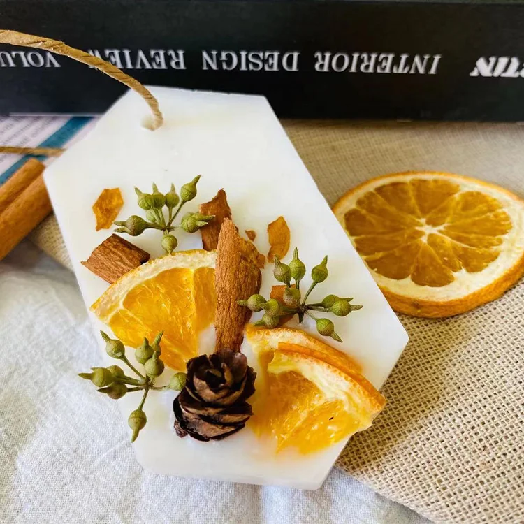 Custom Label Dried Crystal Flower Aroma Wax Sheet Home Decorative Gift Box Scented Candle Wax Tablets