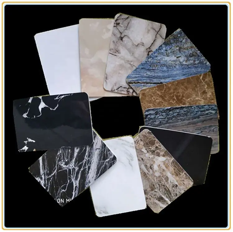 Marble Pattern High Gloss UV Board, UV Resistant and Waterproof PVC Wall Panel