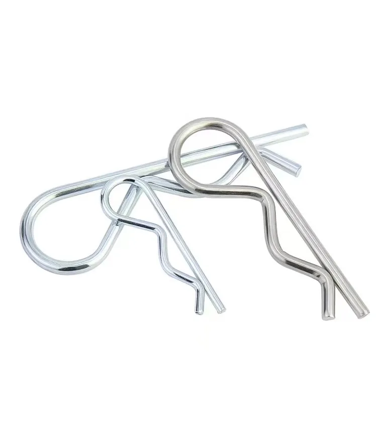 High quality stainless steel 304 316 spring split pin tractor pin R pin spring