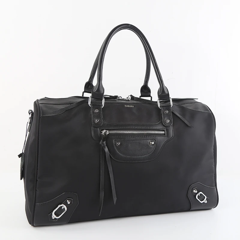 Comfortable classic travel storage bag nylon duffle handbag
