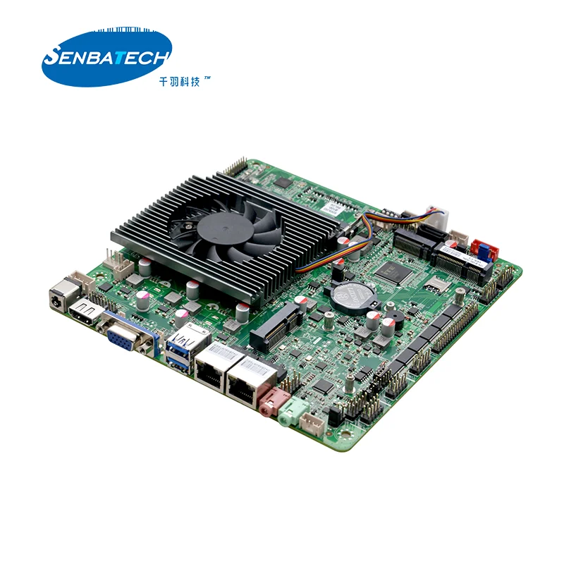 Wholesale Motherboard Mini Itx with Core I5-10210U 2*DDR4 2*LAN 8*USB 6*COM RS232/485/422 4K Display