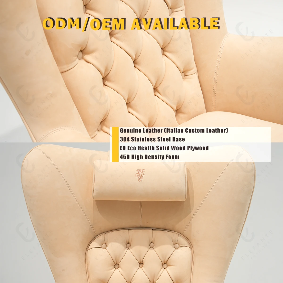 Light Luxury High-end BOSS Chair Genuine Leather Executive Office Chairs High Back