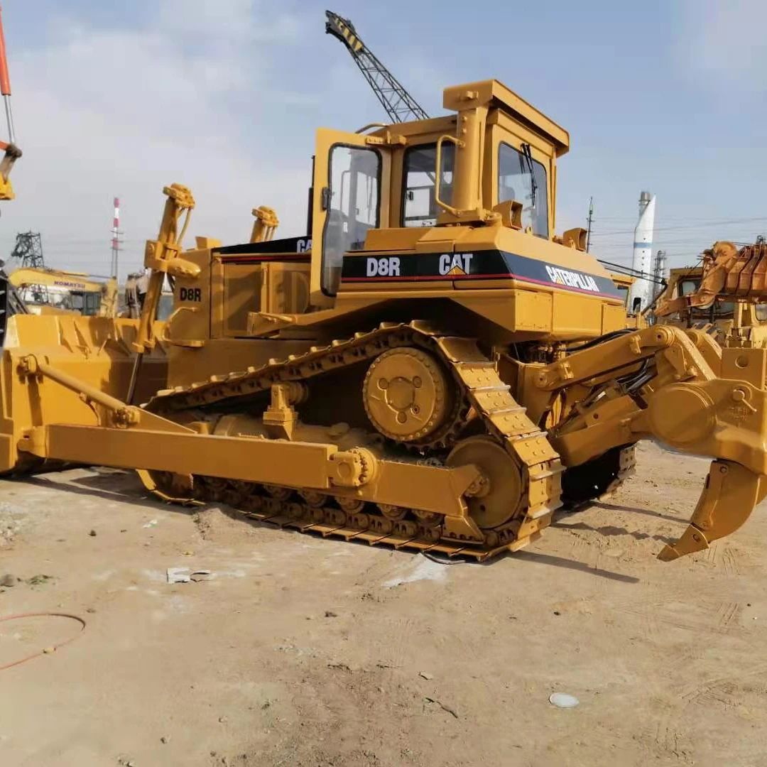 Used Cat D8R Bulldozer Brands Cheap Price Full-hydraulic 320hp Heavy Crawler Dozer Caterpillar D8 Bulldozer