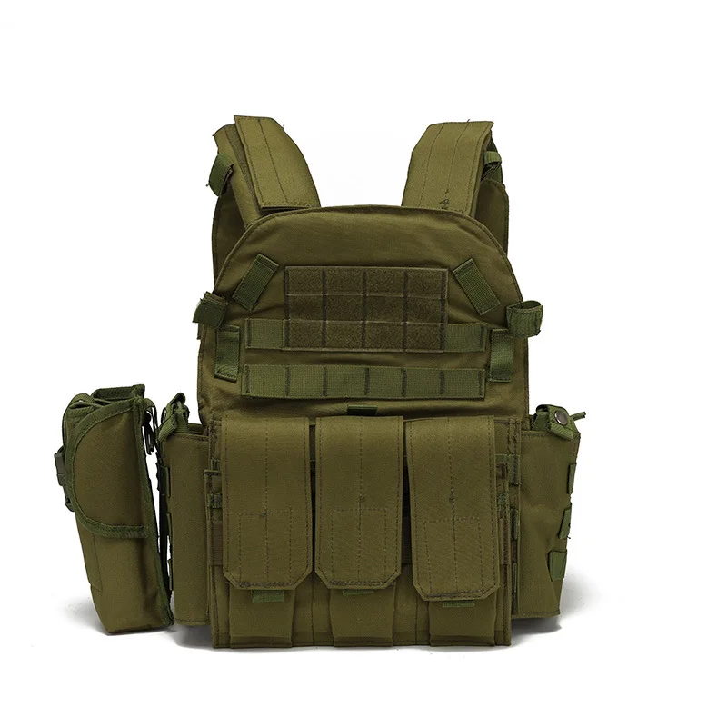 Jinfei Tactical Vest Molle 600D Nylon 6094 Hunting Plate Carrier Paintball CS Vest
