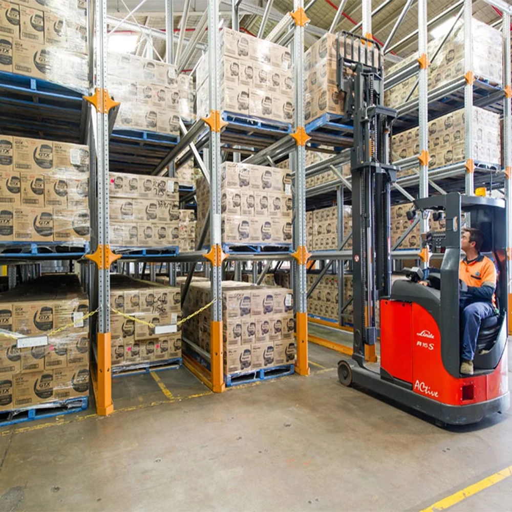 Сверхмощный привод в стеллаже для поддонов, складские стеллажи от китайского профессионального производителя